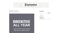 Desktop Screenshot of blog.footwearetc.com